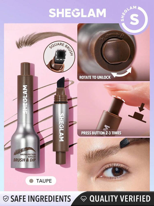 SHEGLAM Brow fection Angled Brush and Dip Liquid Eyebrow Gel Pen