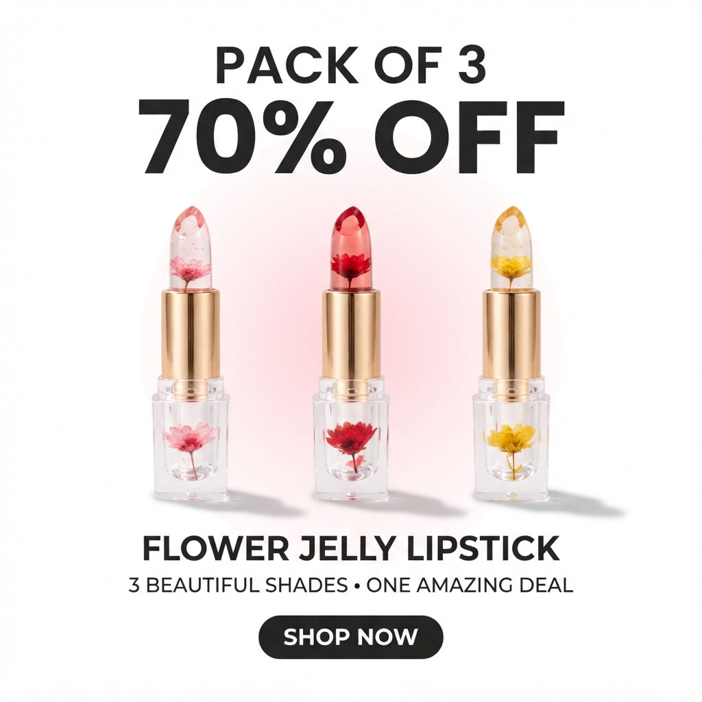 🌸Flower Jelly Lipstick BUY 1 GET 1 FREE 🎁