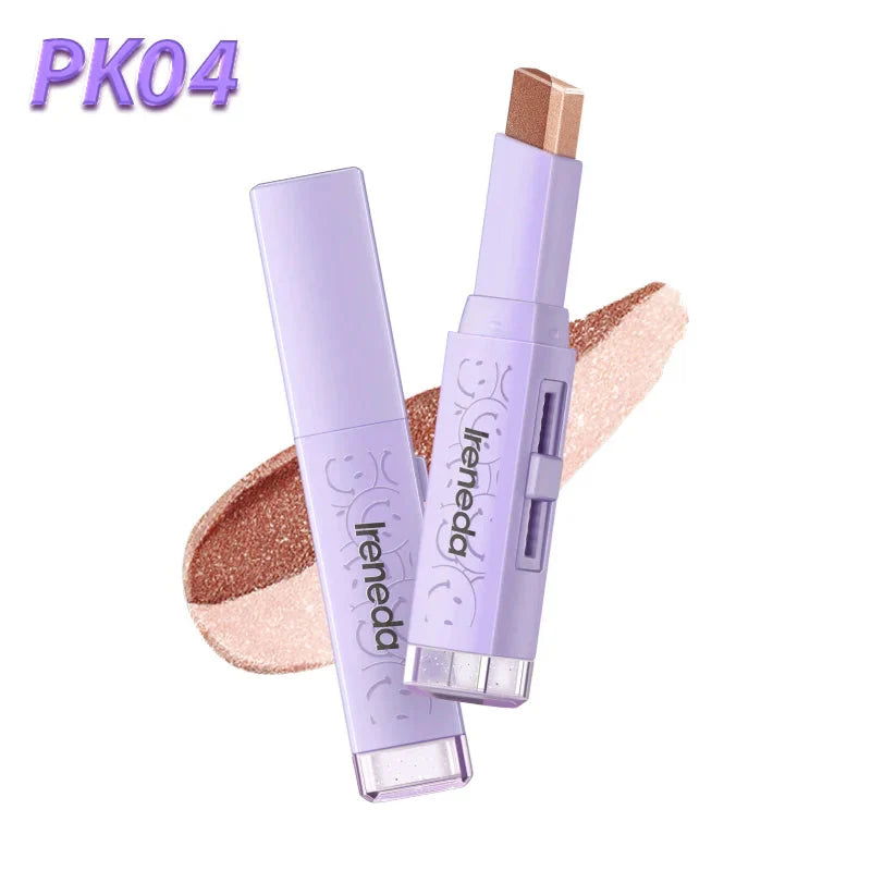 Two-Tone Glitter Eyeshadow Stick